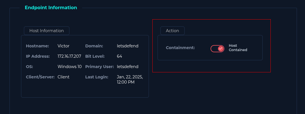 EventID 313 - LetsDefend
