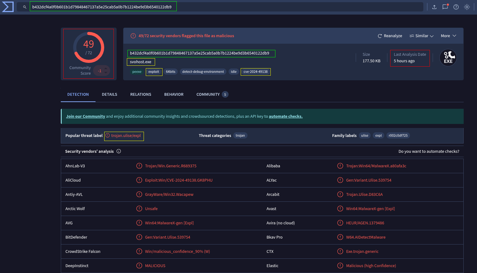EventID 313 - LetsDefend